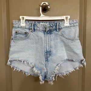 Zara high wasted jean shorts